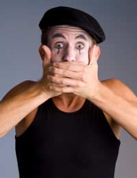 Sign Language Mime Artist Performer
